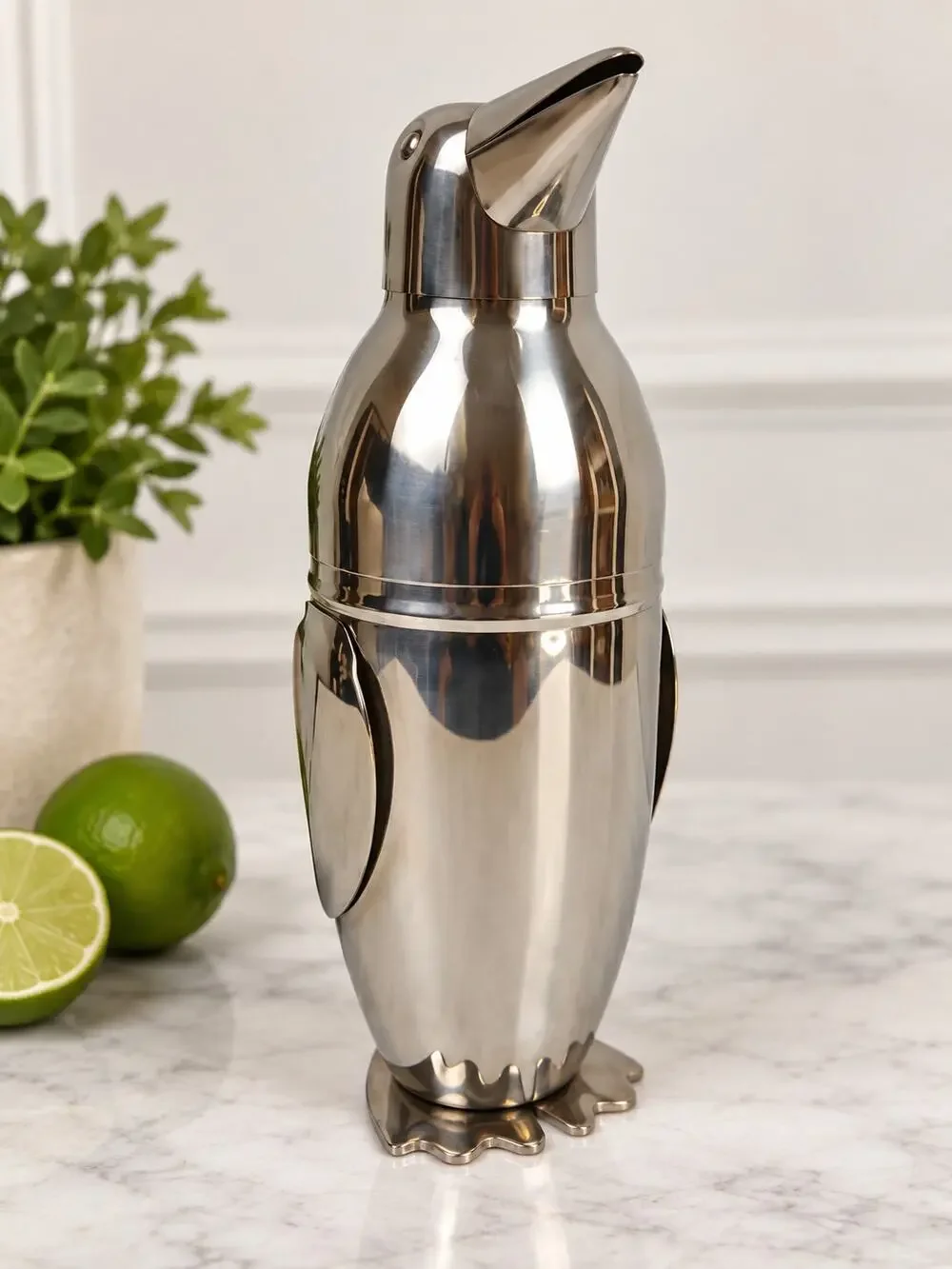 Art Deco Style Penguin Cocktail Shaker 9